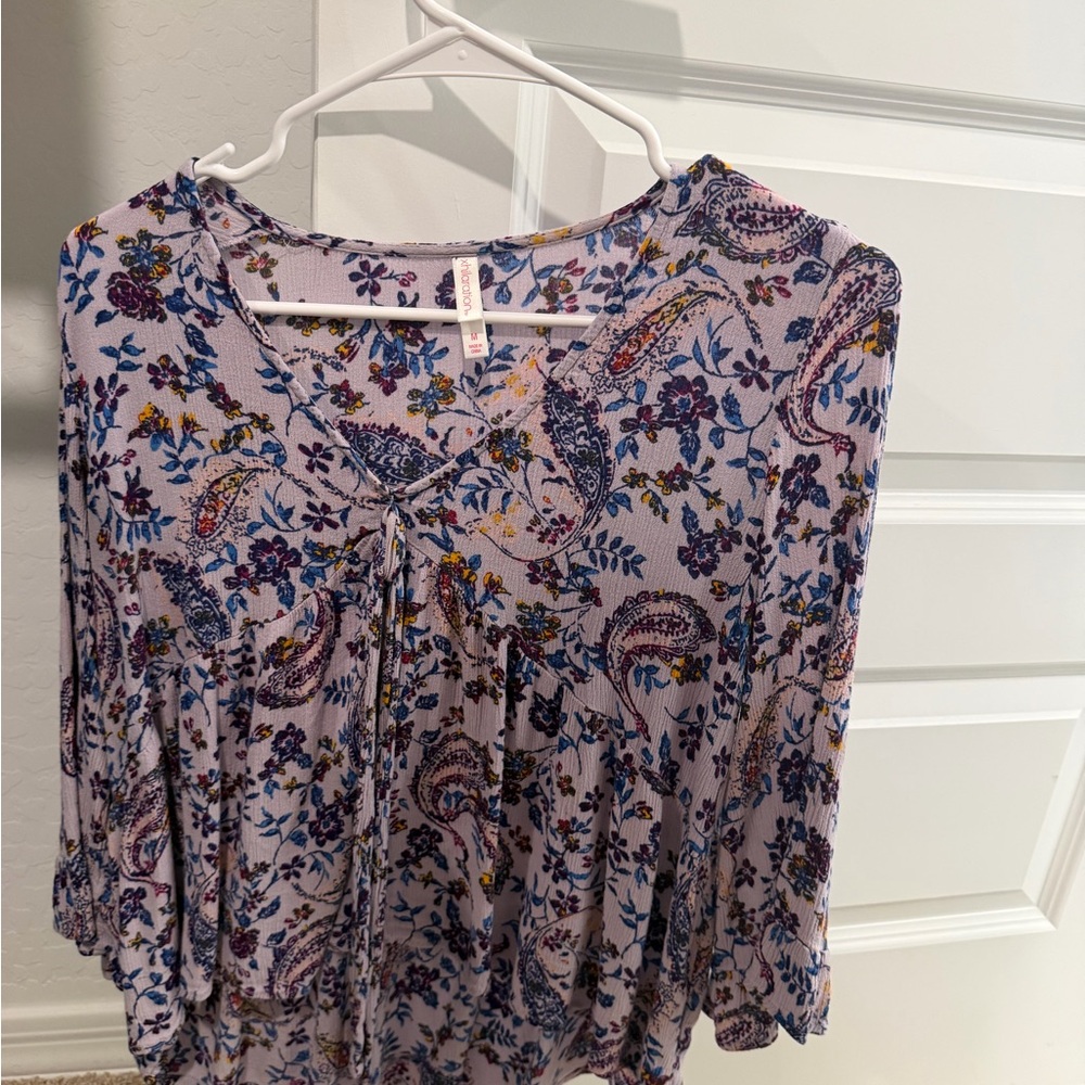 Floral Print Women's Top